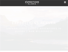 Tablet Screenshot of expeditionsalaska.com